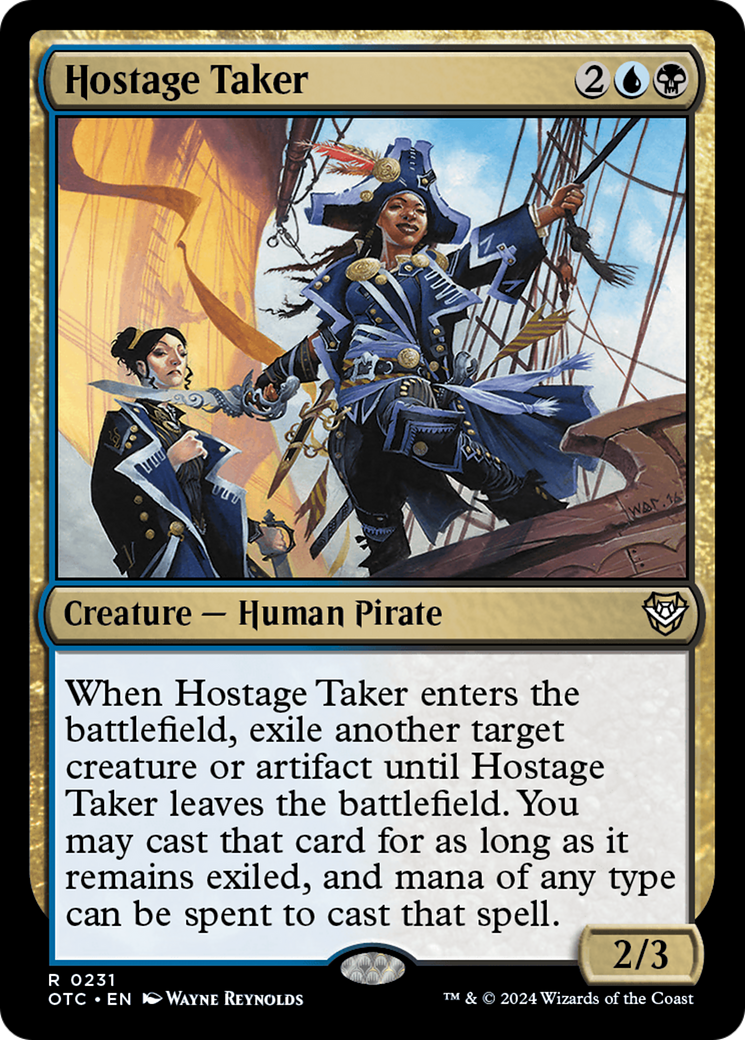 Hostage Taker [Outlaws of Thunder Junction Commander] | Boutique FDB TCG