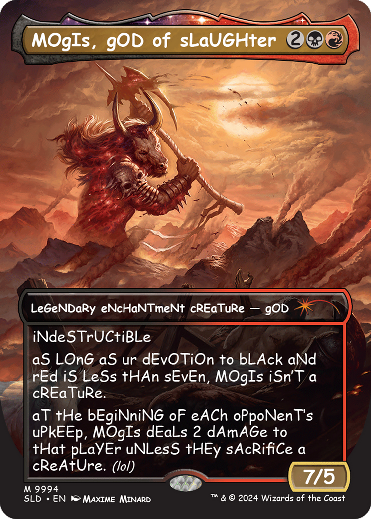 MOgIs, gOD of sLaUGHter (9994) [Secret Lair Drop Series] | Boutique FDB TCG