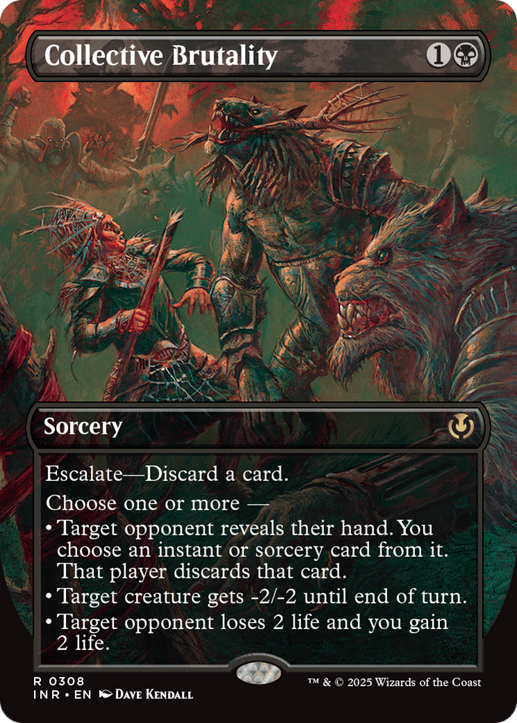 Collective Brutality (Borderless) [Innistrad Remastered] | Boutique FDB TCG
