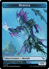 Detective // Merfolk Double-Sided Token [Murders at Karlov Manor Tokens] | Boutique FDB TCG