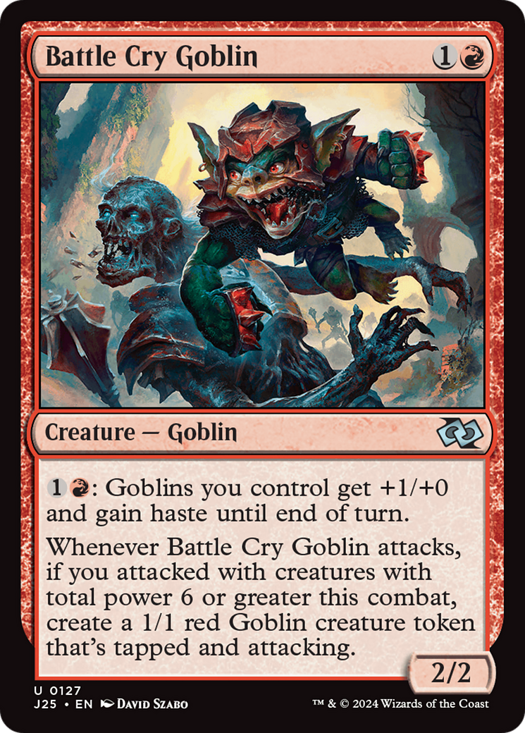 Battle Cry Goblin [Foundations Jumpstart] | Boutique FDB TCG