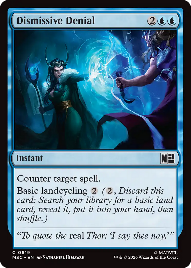 Dismissive Denial [Marvel Super Heroes Commander] | Boutique FDB TCG
