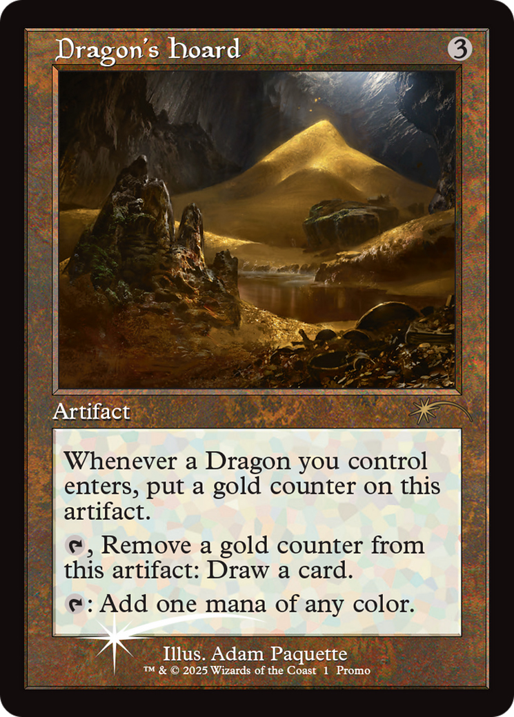 Dragon's Hoard (Retro Frame) [Wizards Play Network 2025] | Boutique FDB TCG
