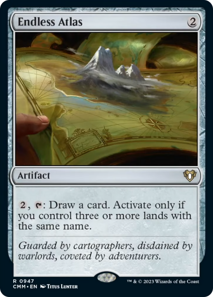 Endless Atlas [Commander Masters] | Boutique FDB TCG