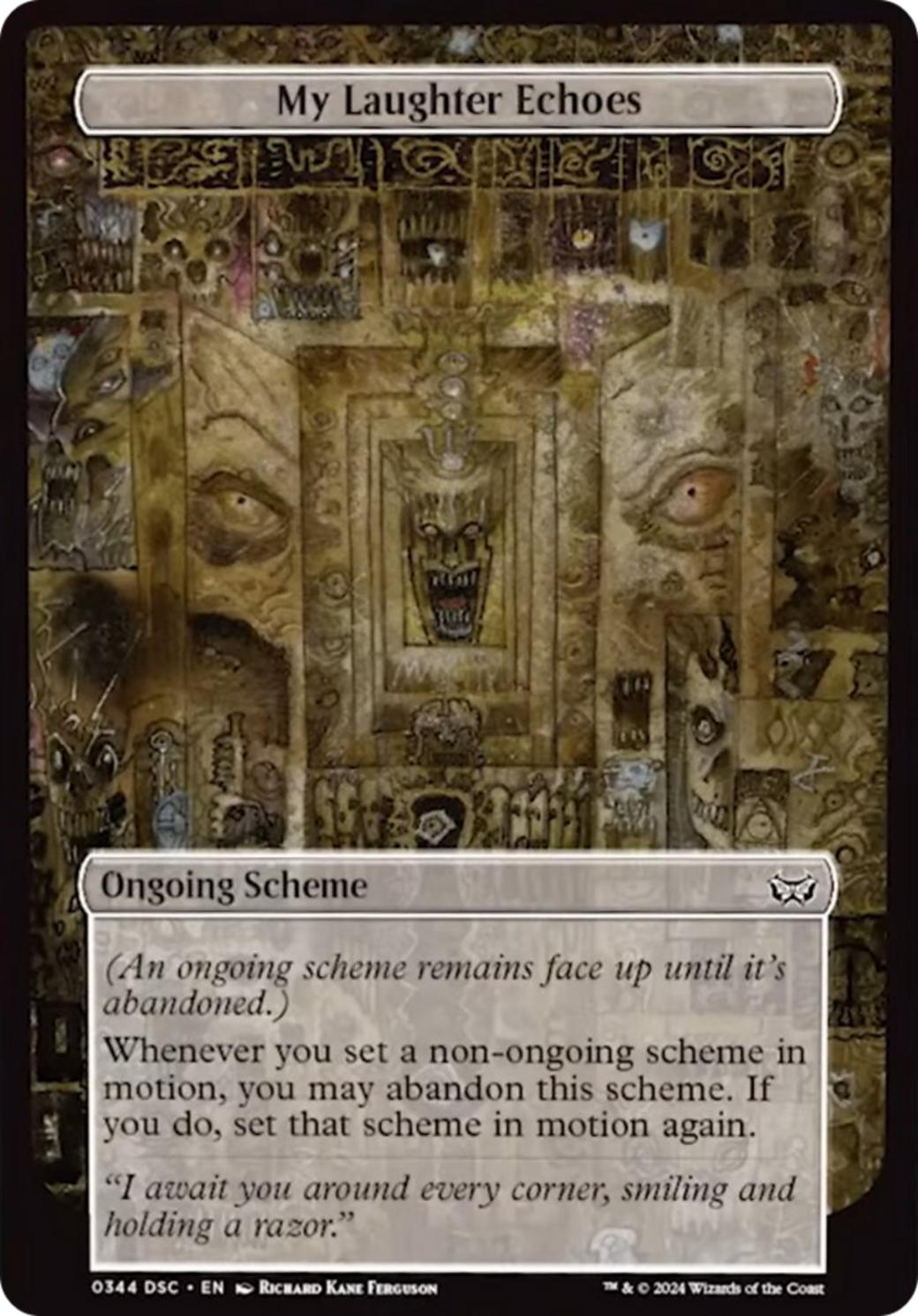 My Laughter Echoes (Full Art) [Duskmourn: Archenemy] | Boutique FDB TCG