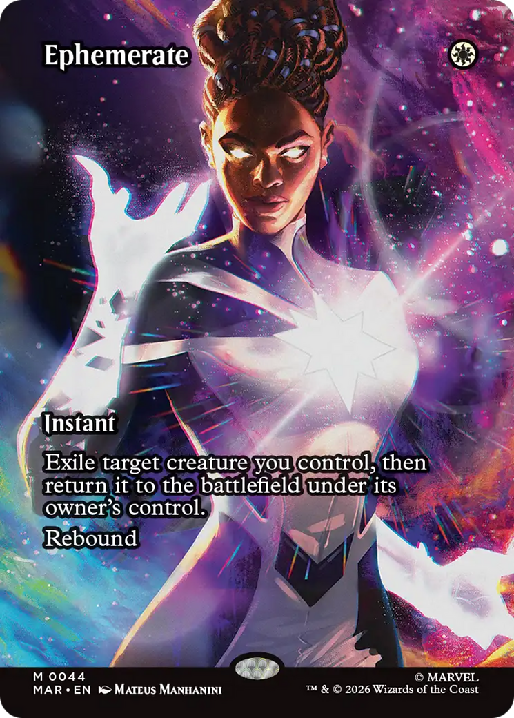 Ephemerate (Borderless) [Marvel Universe: Eternal-Legal] | Boutique FDB TCG