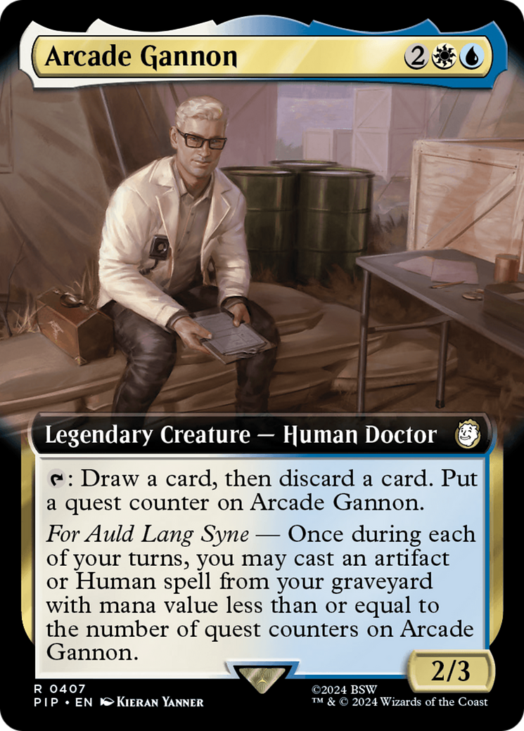 Arcade Gannon (Extended Art) [Fallout] | Boutique FDB TCG