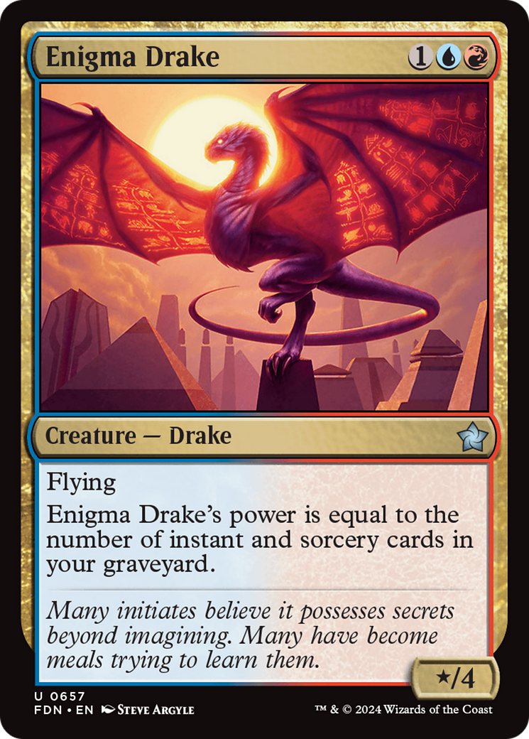 Enigma Drake [Foundations] | Boutique FDB TCG