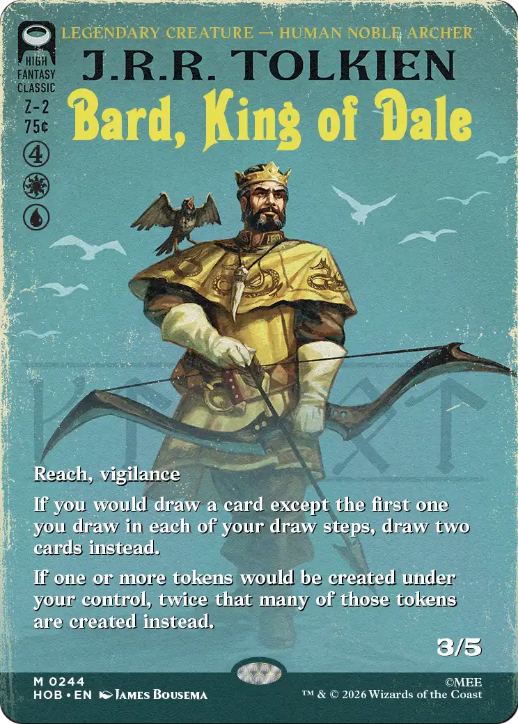 Bard, King of Dale (Borderless) [The Hobbit] | Boutique FDB TCG