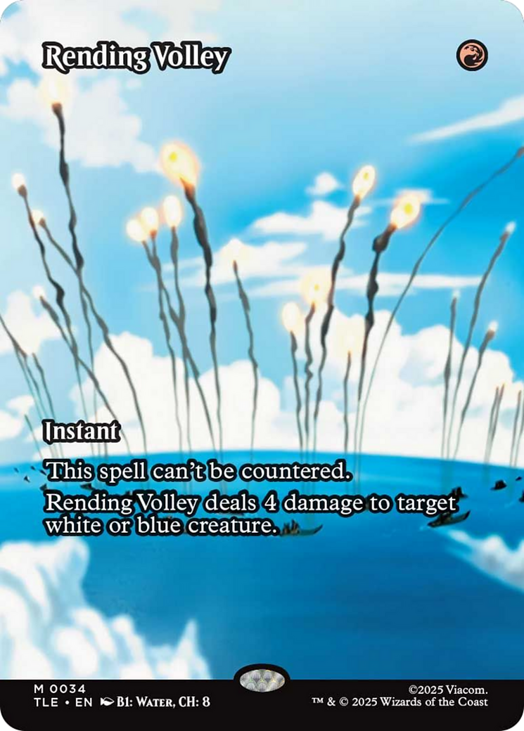 Rending Volley (Borderless) [Avatar: The Last Airbender: Eternal-Legal] | Boutique FDB TCG
