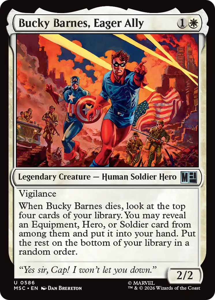 Bucky Barnes, Eager Ally [Marvel Super Heroes Commander] | Boutique FDB TCG