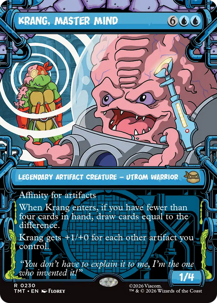 Krang, Master Mind (Showcase) [Teenage Mutant Ninja Turtles] | Boutique FDB TCG