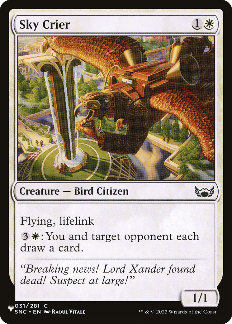 Sky Crier [The List Reprints] | Boutique FDB TCG