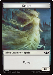 Angel // Spirit Double-Sided Token [Tarkir: Dragonstorm Commander Tokens] | Boutique FDB TCG