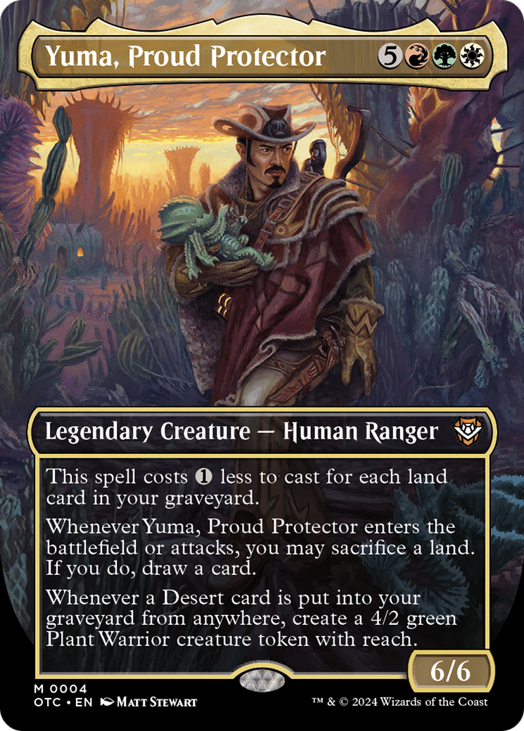 Yuma, Proud Protector (Borderless) [Outlaws of Thunder Junction Commander] | Boutique FDB TCG