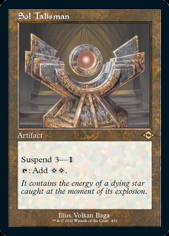 Sol Talisman (Retro Foil Etched) [Modern Horizons 2] | Boutique FDB TCG