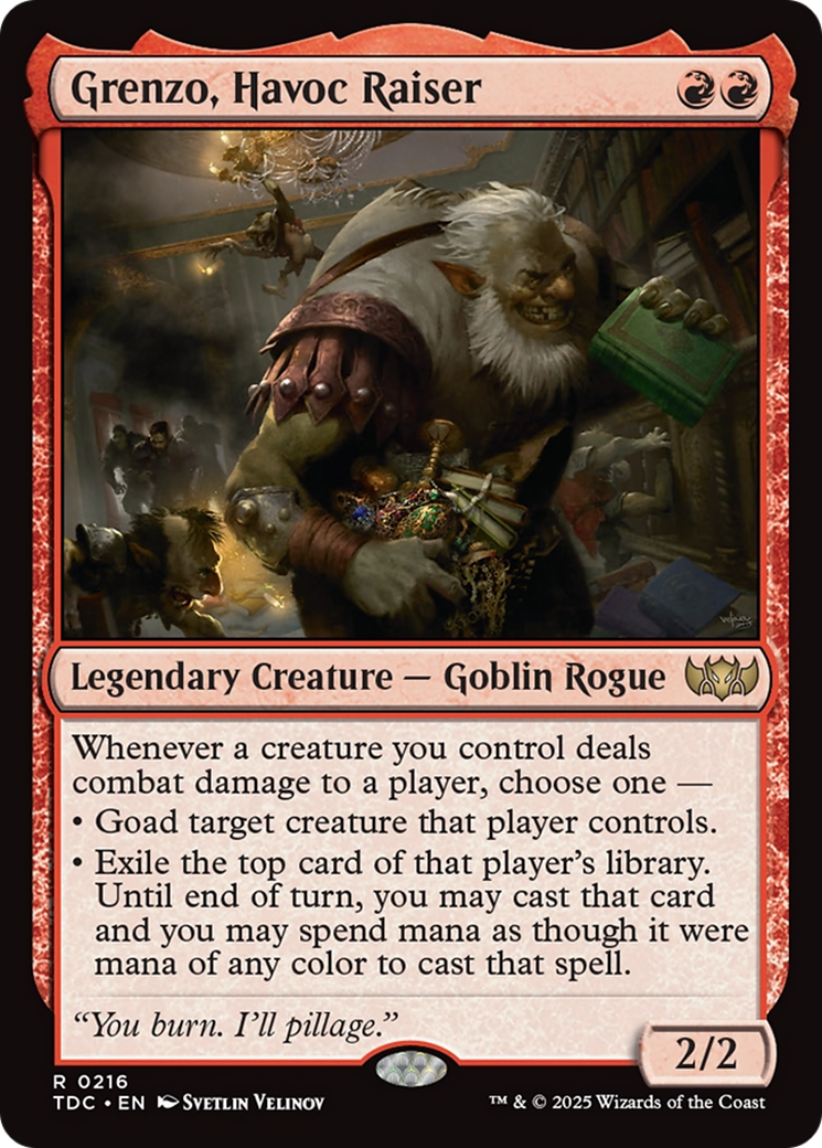 Grenzo, Havoc Raiser [Tarkir: Dragonstorm Commander] | Boutique FDB TCG