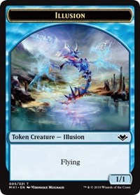 Illusion (005) // Marit Lage (006) Double-Sided Token [Modern Horizons Tokens] | Boutique FDB TCG