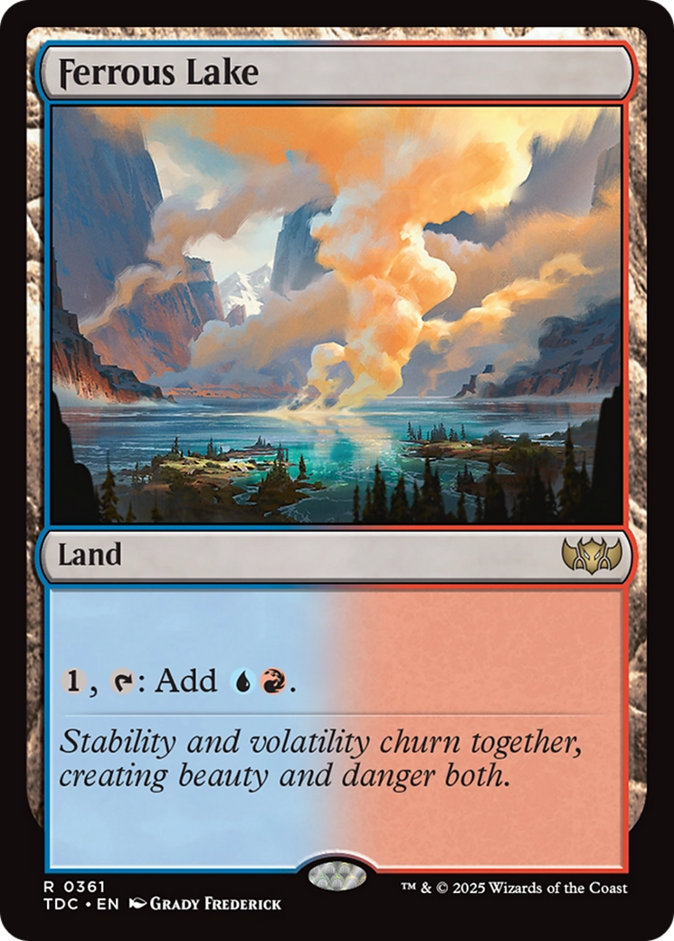 Ferrous Lake [Tarkir: Dragonstorm Commander] | Boutique FDB TCG