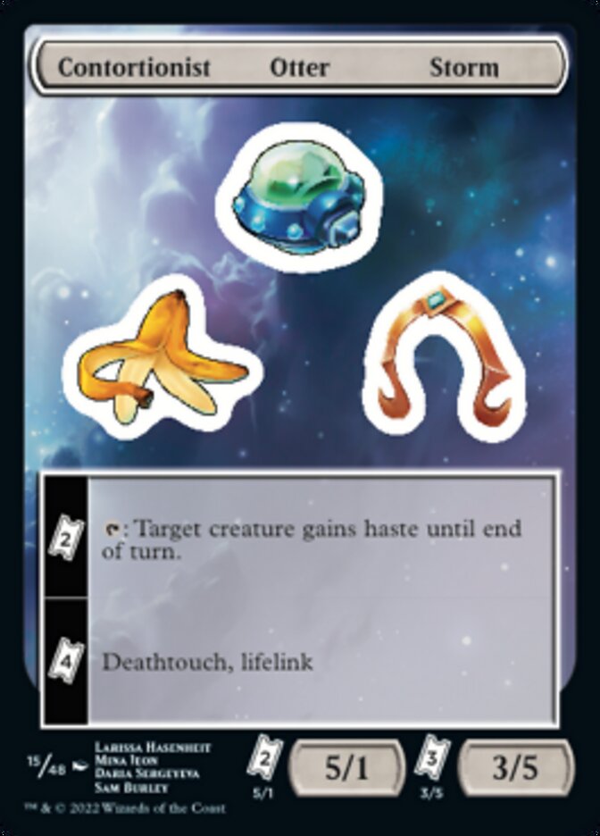 Contortionist Otter Storm [Unfinity Stickers] | Boutique FDB TCG
