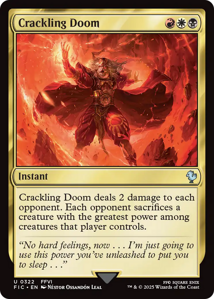 Crackling Doom [FINAL FANTASY Commander] | Boutique FDB TCG