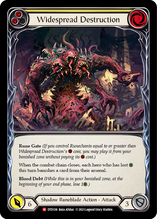 Widespread Destruction [DTD138] (Dusk Till Dawn) | Boutique FDB TCG