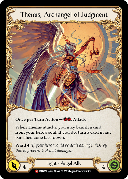 Figment of Judgment // Themis, Archangel of Judgment [DTD006] (Dusk Till Dawn) | Boutique FDB TCG