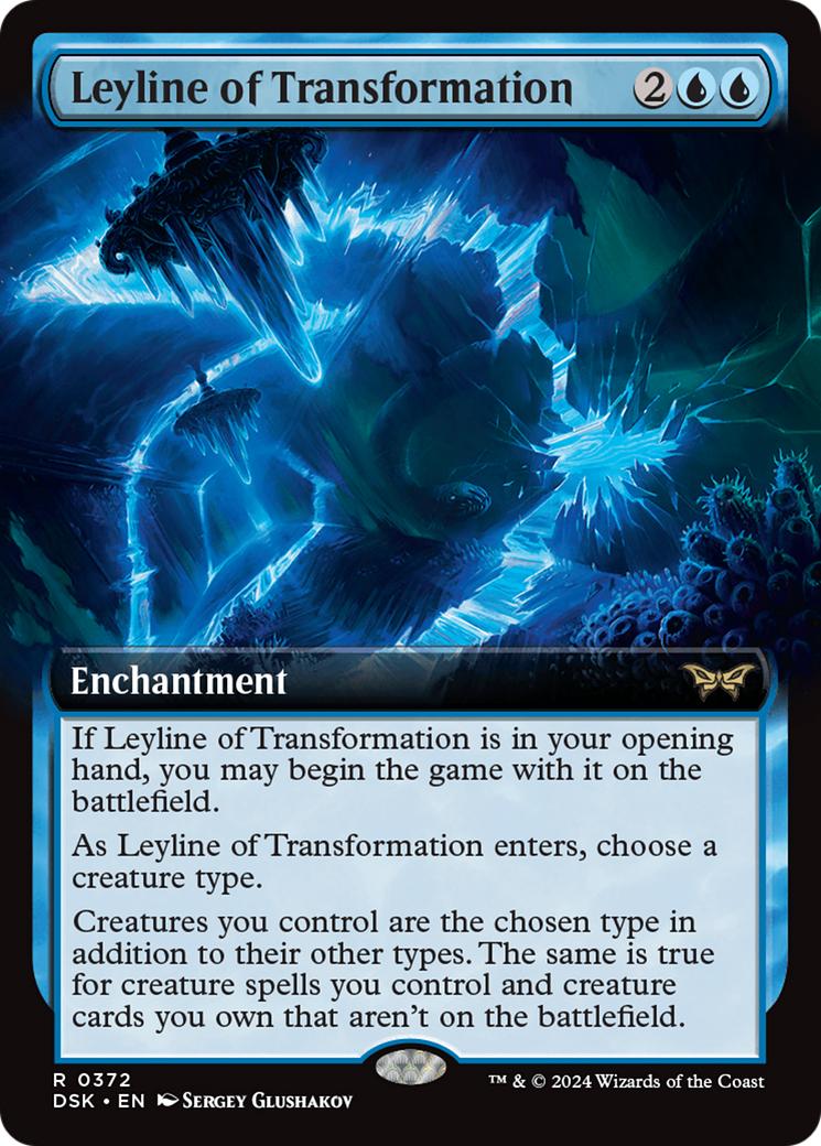Leyline of Transformation (Extended Art) [Duskmourn: House of Horror] | Boutique FDB TCG