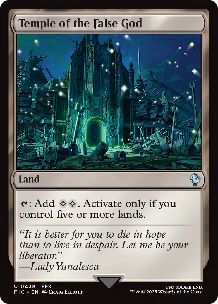 Temple of the False God [FINAL FANTASY Commander] | Boutique FDB TCG
