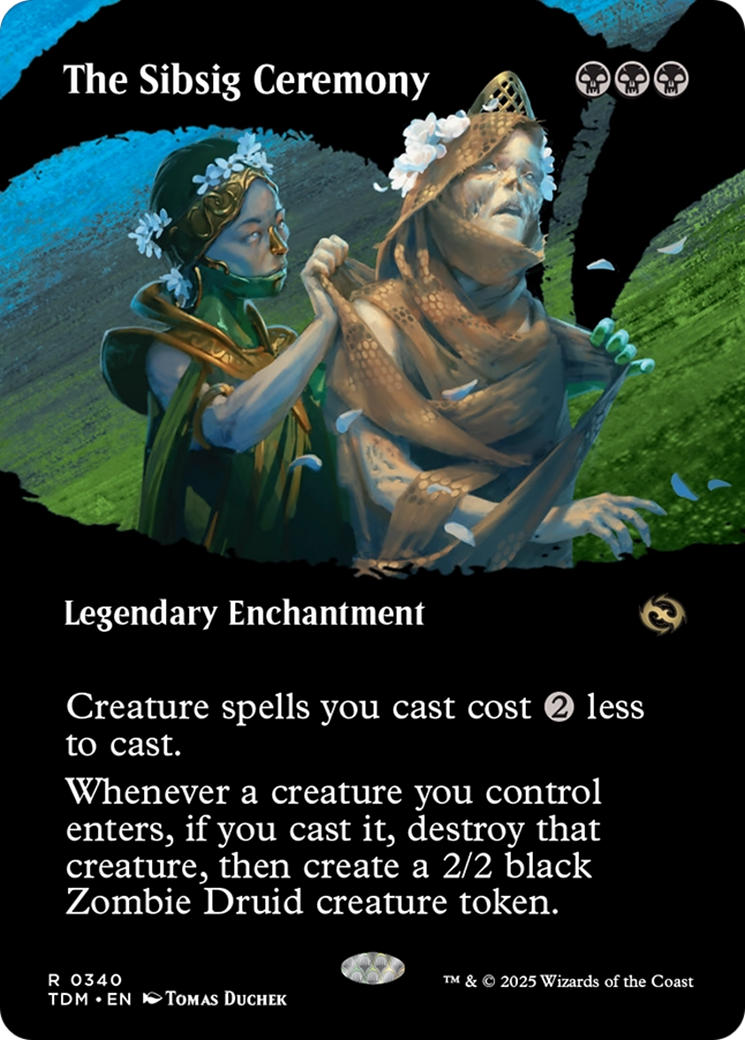 The Sibsig Ceremony (Borderless) [Tarkir: Dragonstorm] | Boutique FDB TCG