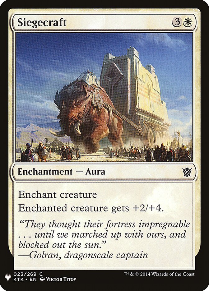 Siegecraft [Mystery Booster] | Boutique FDB TCG
