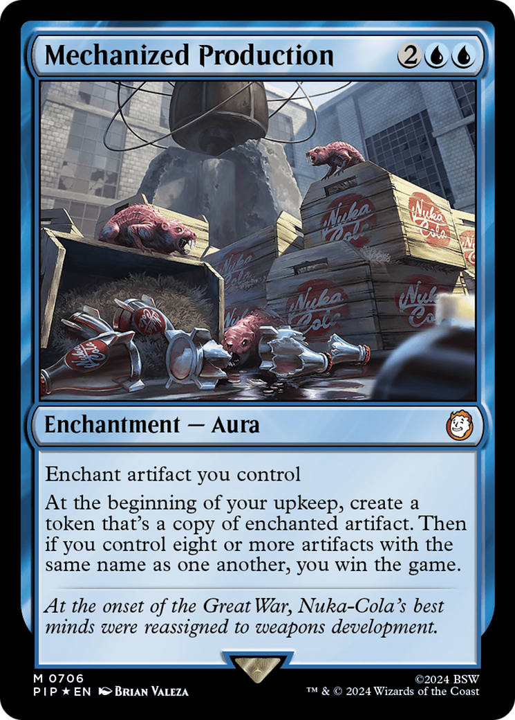 Mechanized Production (Surge Foil) [Fallout] | Boutique FDB TCG