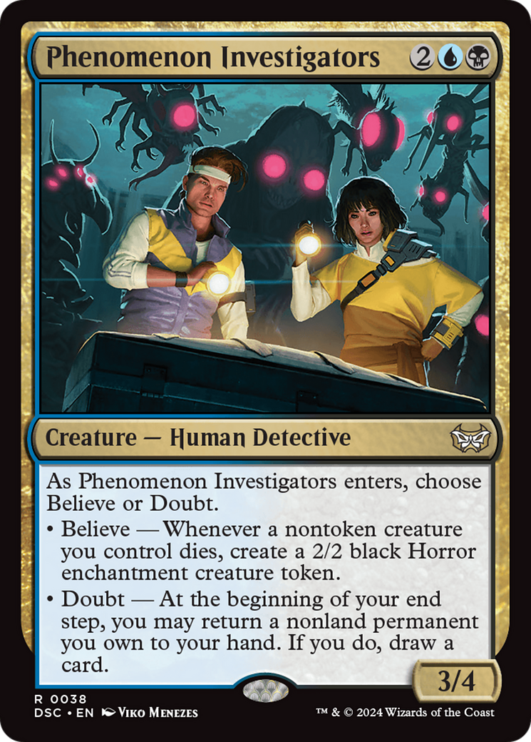 Phenomenon Investigators [Duskmourn: House of Horror Commander] | Boutique FDB TCG