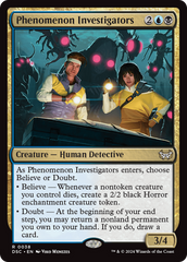 Phenomenon Investigators [Duskmourn: House of Horror Commander] | Boutique FDB TCG