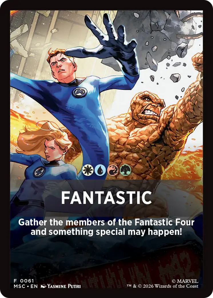 Fantastic Theme Card [Marvel Super Heroes Commander] | Boutique FDB TCG
