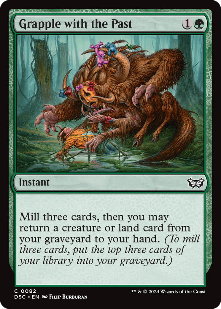 Grapple with the Past [Duskmourn: House of Horror Commander] | Boutique FDB TCG