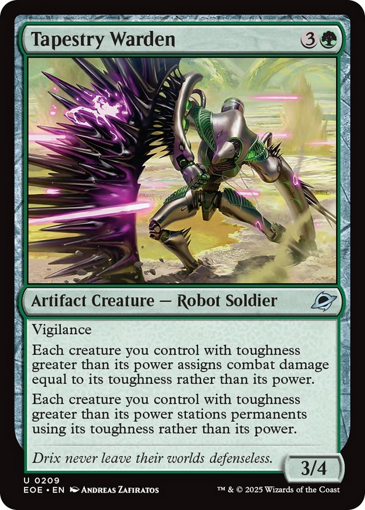 Tapestry Warden [Edge of Eternities] | Boutique FDB TCG