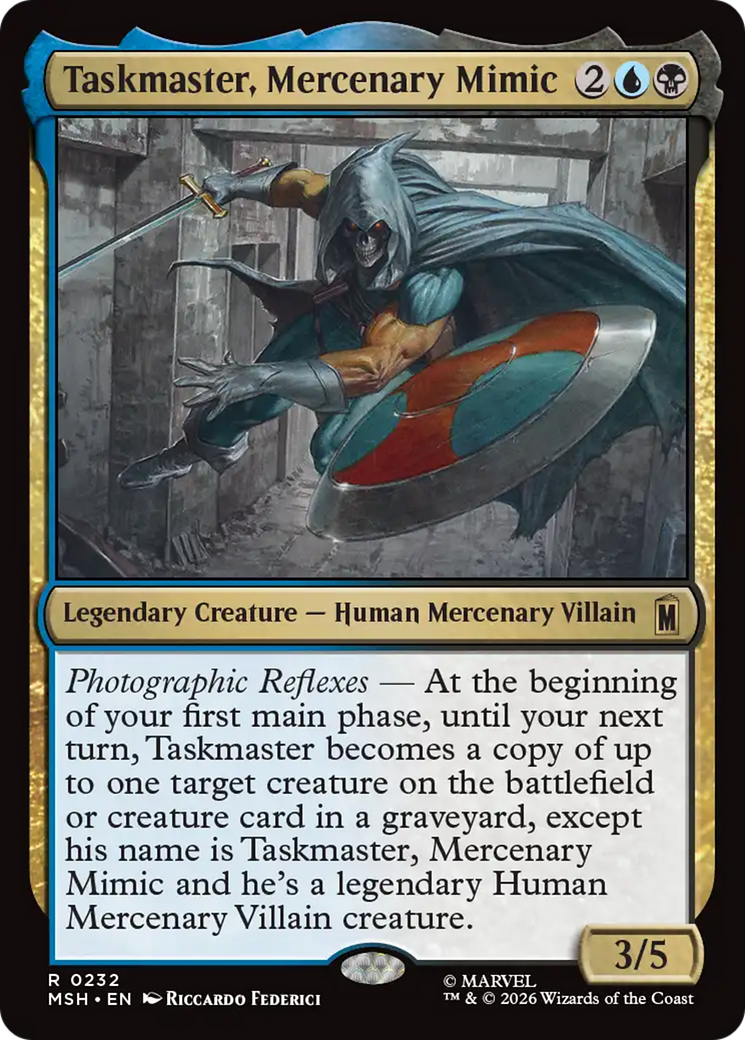 Taskmaster, Mercenary Mimic [Marvel Super Heroes] | Boutique FDB TCG