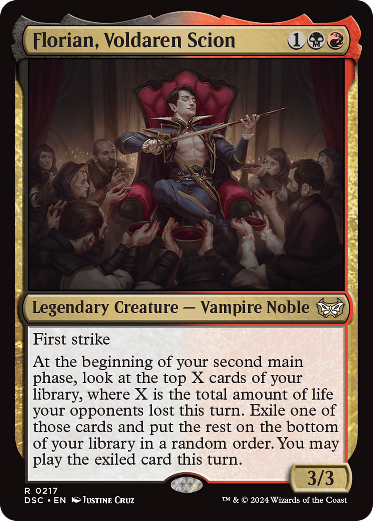 Florian, Voldaren Scion [Duskmourn: House of Horror Commander] | Boutique FDB TCG