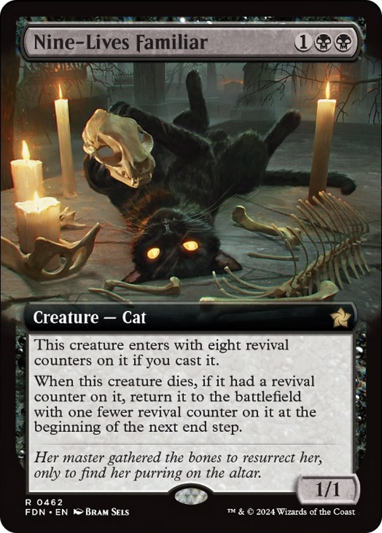 Nine-Lives Familiar (Extended Art) [Foundations] | Boutique FDB TCG