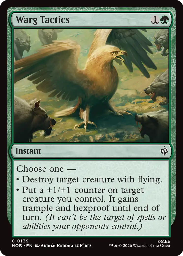 Warg Tactics [The Hobbit] | Boutique FDB TCG