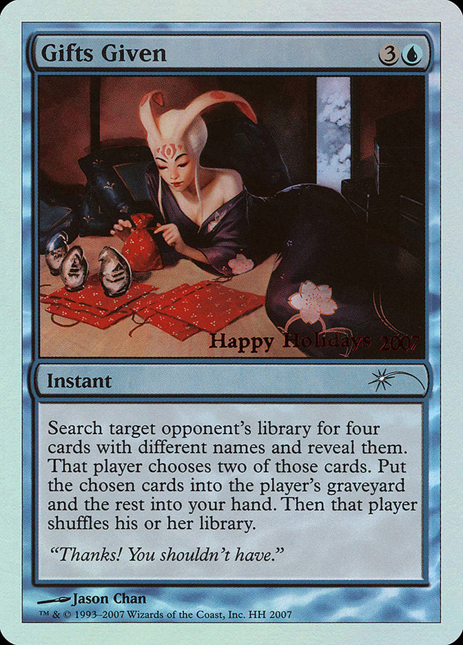 Gifts Given [Happy Holidays] | Boutique FDB TCG