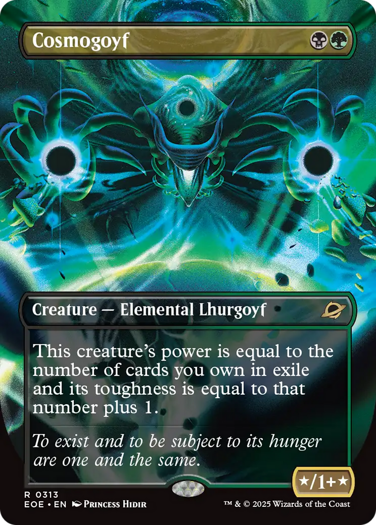 Cosmogoyf (Borderless) [Edge of Eternities] | Boutique FDB TCG