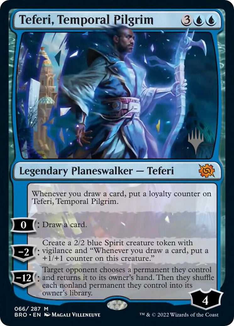 Teferi, Temporal Pilgrim (Promo Pack) [The Brothers' War Promos] | Boutique FDB TCG