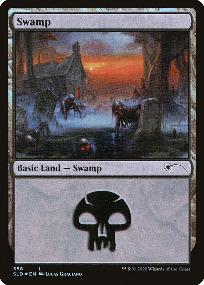 Swamp (Reanimated) (558) [Secret Lair Drop Promos] | Boutique FDB TCG