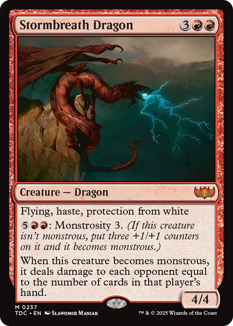 Stormbreath Dragon [Tarkir: Dragonstorm Commander] | Boutique FDB TCG