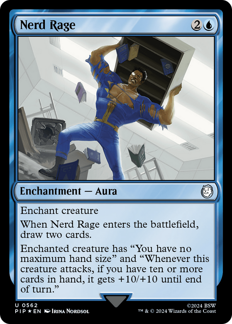 Nerd Rage (Surge Foil) [Fallout] | Boutique FDB TCG