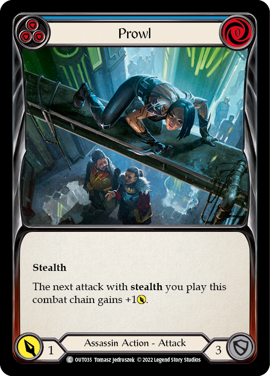 Prowl (Blue) [OUT035] (Outsiders)  Rainbow Foil | Boutique FDB TCG