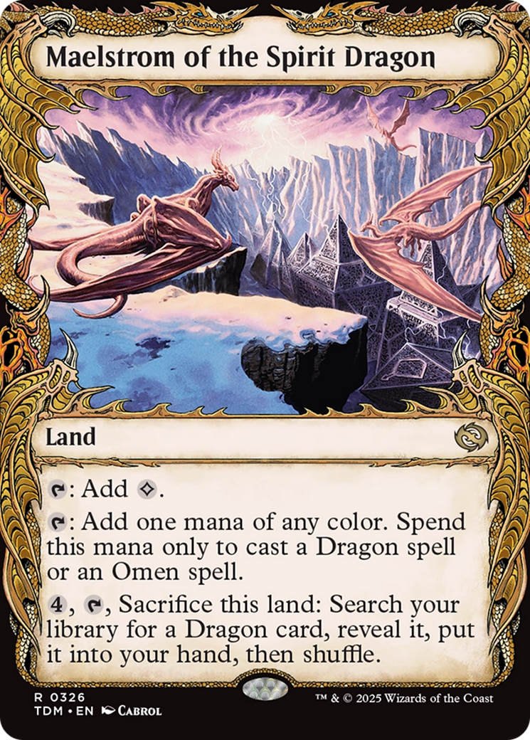 Maelstrom of the Spirit Dragon (Showcase) [Tarkir: Dragonstorm] | Boutique FDB TCG