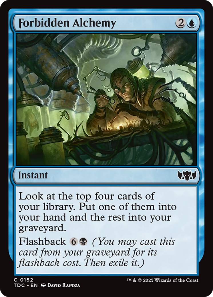 Forbidden Alchemy [Tarkir: Dragonstorm Commander] | Boutique FDB TCG